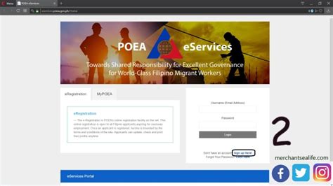 poea e services|eservices sign in.